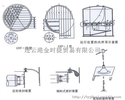 组装式内浮盘,浮筒式内浮盘,新型内浮盘厂家-连云港金时捷