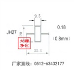 風(fēng)淋鋁材 凈化專用鋁材 彩鋼板鋁材 凈化型材