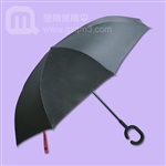 雨傘廠家生產(chǎn)C型手柄汽車傘 廣告雨傘 廣州雨