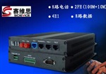 8路電話帶2路100M網(wǎng)電話光端機(jī)