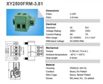 xy2500fg插拔式環(huán)保燈具接線端子