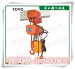 TOYO牌電動(dòng)葫蘆國(guó)內(nèi)有現(xiàn)貨日本TOYO