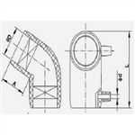 PE管件 全新料 DN20-DN1600彎頭 三通