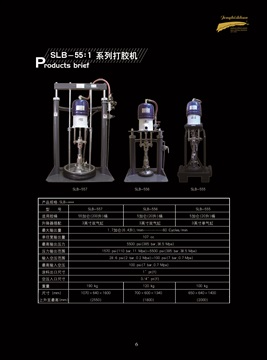 成吉思汗SLB-556 55:1 5加侖涂膠設(shè)備