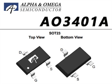 MOS管場效應管AO3401A