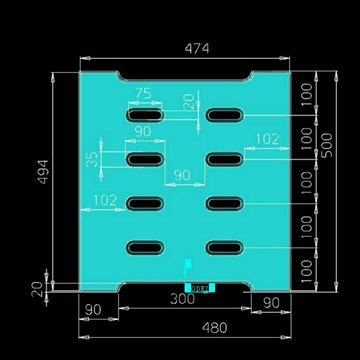 安徽江西電力蓋板模型 水渠蓋板模型