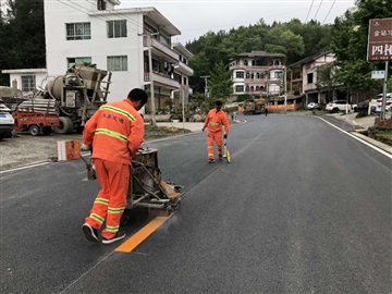 永川道路防滑坡道路面施工 重慶熱熔標線隊伍