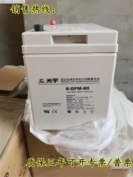 原裝光宇蓄電池6-GFM-80UPS/EPS電源用