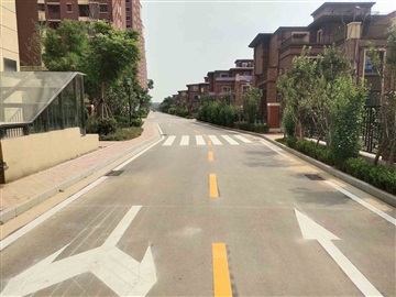 天津熱熔標(biāo)線 導(dǎo)向道路劃線 倉庫道路劃線 天津運興