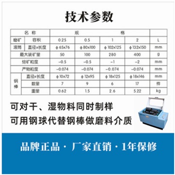 三輥四筒棒磨機 實驗室用小型粉磨球磨機