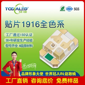 LED燈珠貼片1916雙色發(fā)光二極管全色系可定做L