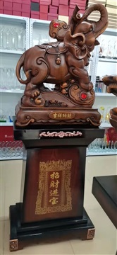 召財大象擺件 吉祥納財 樹脂工藝品酒店公司開業(yè)禮品