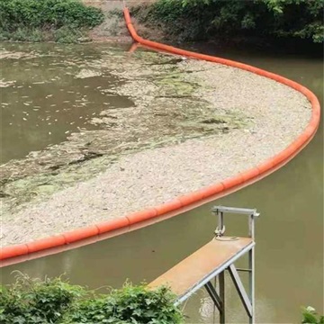 海洋河道浮渣攔截浮體 生活垃圾攔污警示浮筒