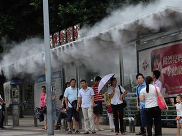 車站降溫噴霧設(shè)備廠家-實力廠家，廠家直銷 武漢霧森