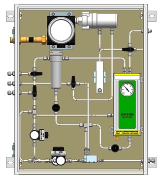氣體分析儀預(yù)處理設(shè)備氣動(dòng)渦流冷凝器除水除濕
