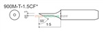 白光900M-T-1.5CF无铅焊咀 环保烙铁头