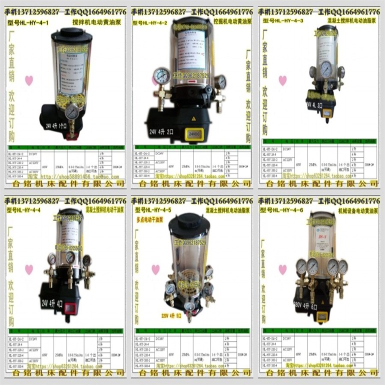 220V 24V 数显电动干油泵