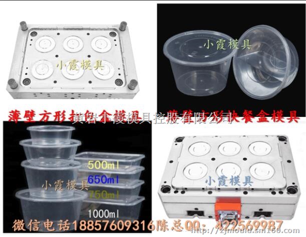黄岩北城专做注塑模具 2000毫升薄壁保鲜盒模制造