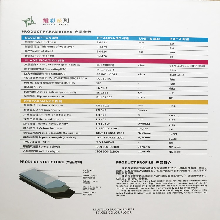 深圳纯色儿童pvc地板｜环保早教中心幼儿园卷材地板