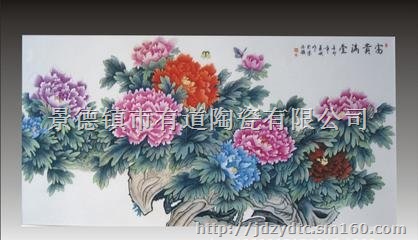 名家瓷板画定制陶瓷装饰画定做18879867174