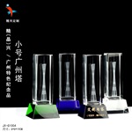 建筑物纪念品定制,企业建筑摆件制作,水晶3D内雕模