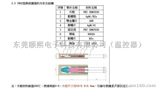 BH-TB02B-B8D-温度开关-温控器