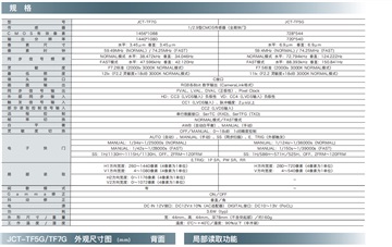 佳能JCT-TF7G替代日立HV-D30总代理