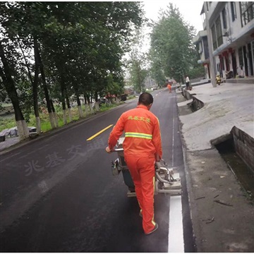 武隆道路热熔划线施工队伍 重庆小区工厂 学校划线