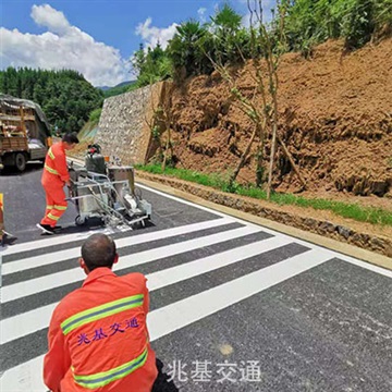 学校划线 小区公路画线 城口热熔标线 重庆划线涂料