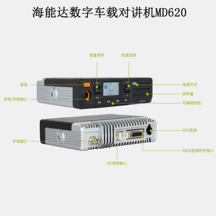 四川海能达数字车载台MD620源头君晖直供