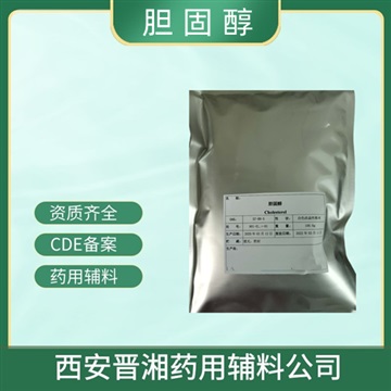 药用辅料胆固醇有CDE备案登记