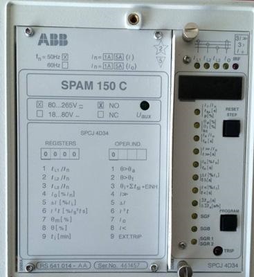 ABB安全继电器SPAJ142C、SPAM150C