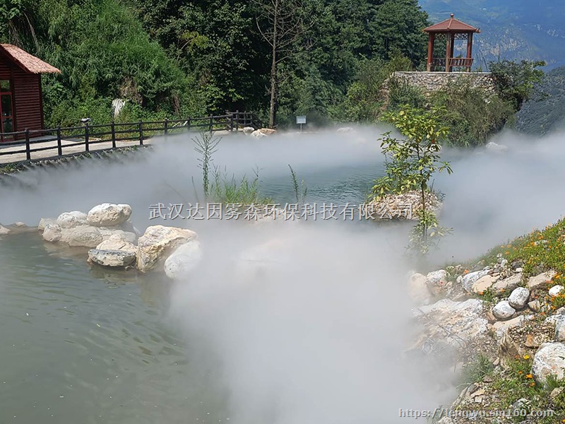 武汉雾森公司 景观雾森系统-降温加湿，增加空气湿度