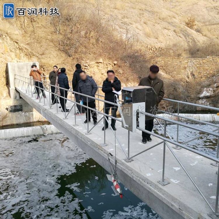 桥用测流架流速测算仪桥梁河道明渠测量水流速流量水深