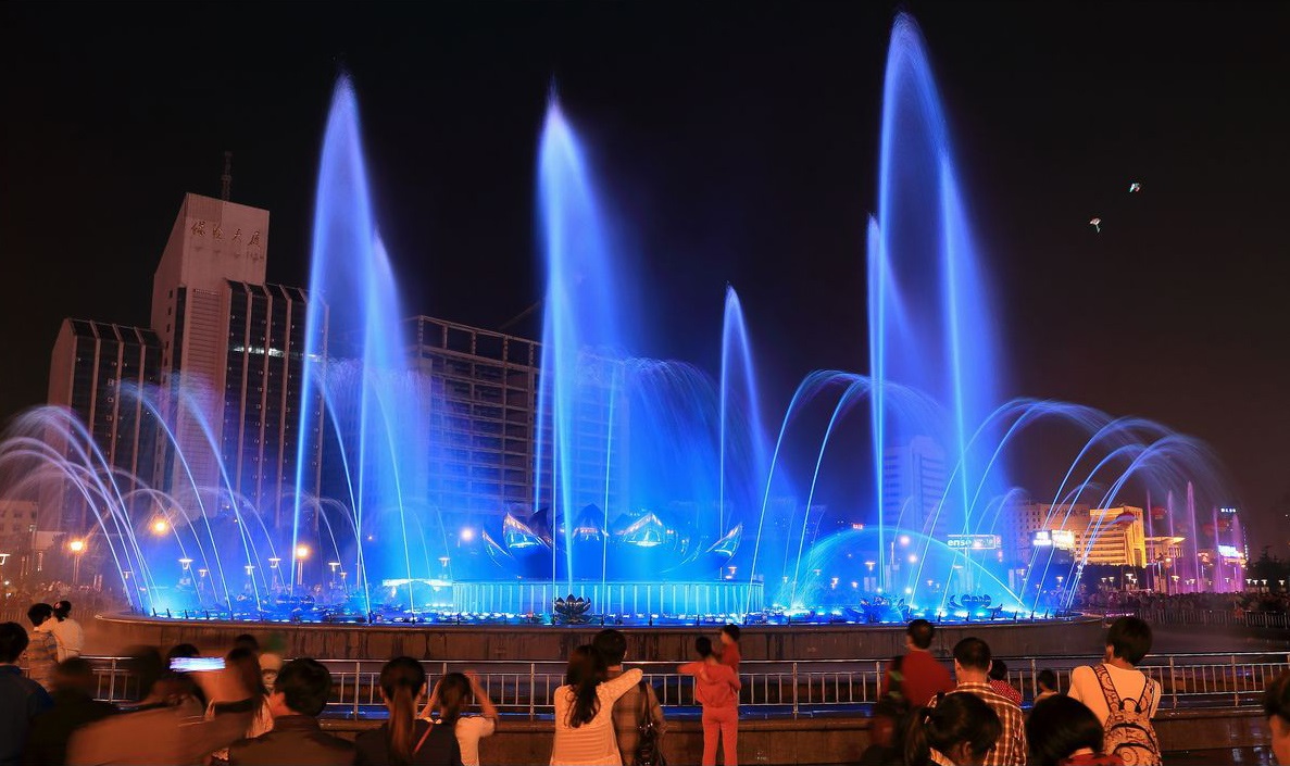 音乐喷泉厂家_水幕电影_喷泉水景工程_文旅夜游喷泉